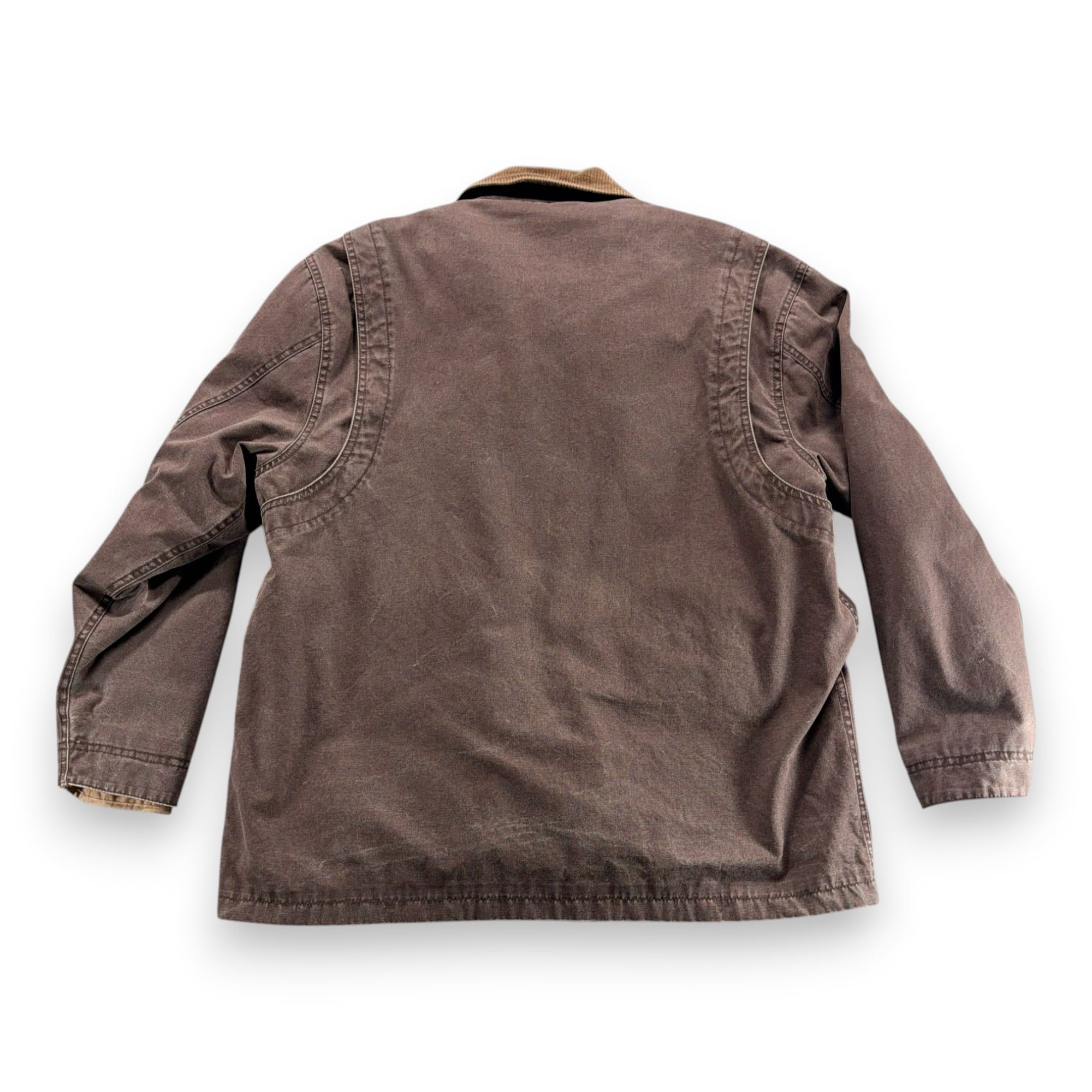Vintage Levis Jacket Adult LARGE Brown Canvas Corduroy Barn Coat Chore Lined Y2K-4 Vintage Levis Jacket Adult LARGE Brown Canvas Corduroy Barn Coat Chore Lined Y2K