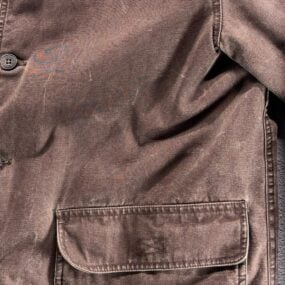 Vintage Levis Jacket Adult LARGE Brown Canvas Corduroy Barn Coat Chore Lined Y2K