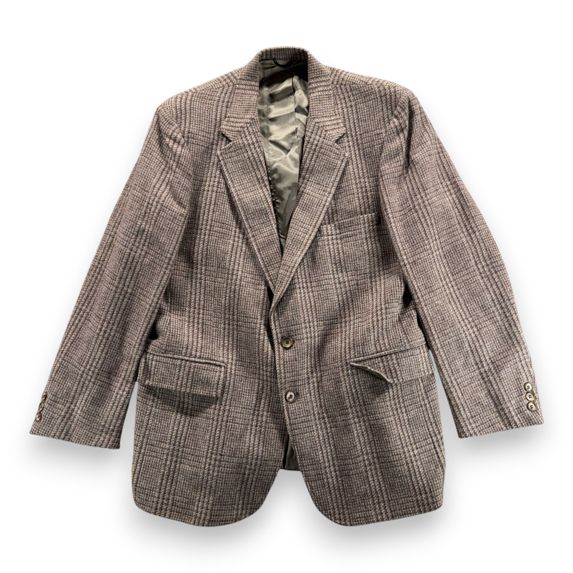 Vintage Levis Jacket Mens 42 Gray Houndstooth Plaid Blazer Tailored Classics 80s-1 Vintage Levis Jacket Mens 42 Gray Houndstooth Plaid Blazer Tailored Classics 80s
