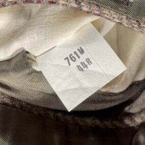 Vintage Levis Jacket Mens 42 Gray Houndstooth Plaid Blazer Tailored Classics 80s