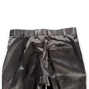 Raymond Suit Mens 36S 32x28 Pants Black Shiny Impulse Blazer 2pc