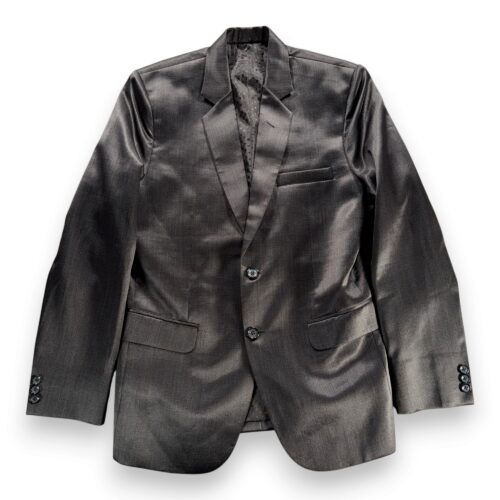 Raymond Suit Mens 36S 32×28 Pants Black Shiny Impulse Blazer 2pc-2 Raymond Suit Mens 36S 32x28 Pants Black Shiny Impulse Blazer 2pc