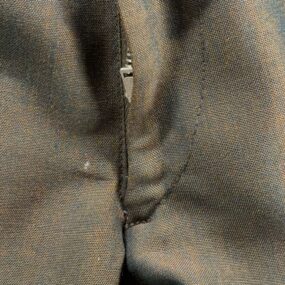 Vintage Marx Haas Suit Mens 42 32x31 Pants Brown Sharkskin Blazer 2pc USA 60s