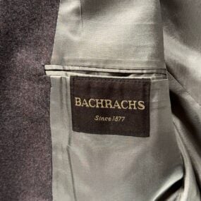 Vintage Bachrach Suit Mens 42 Gray Wool Vest Daniel Hechter Woolmark 2pc 90s