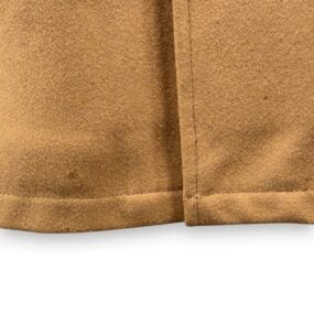 Vintage Bachrach Coat Mens 42R Brown Car Coat Wool Pile Collar Borg Lined 70s