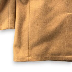 Vintage Bachrach Coat Mens 42R Brown Car Coat Wool Pile Collar Borg Lined 70s