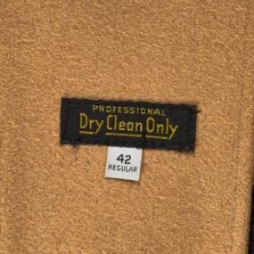 Vintage Bachrach Coat Mens 42R Brown Car Coat Wool Pile Collar Borg Lined 70s