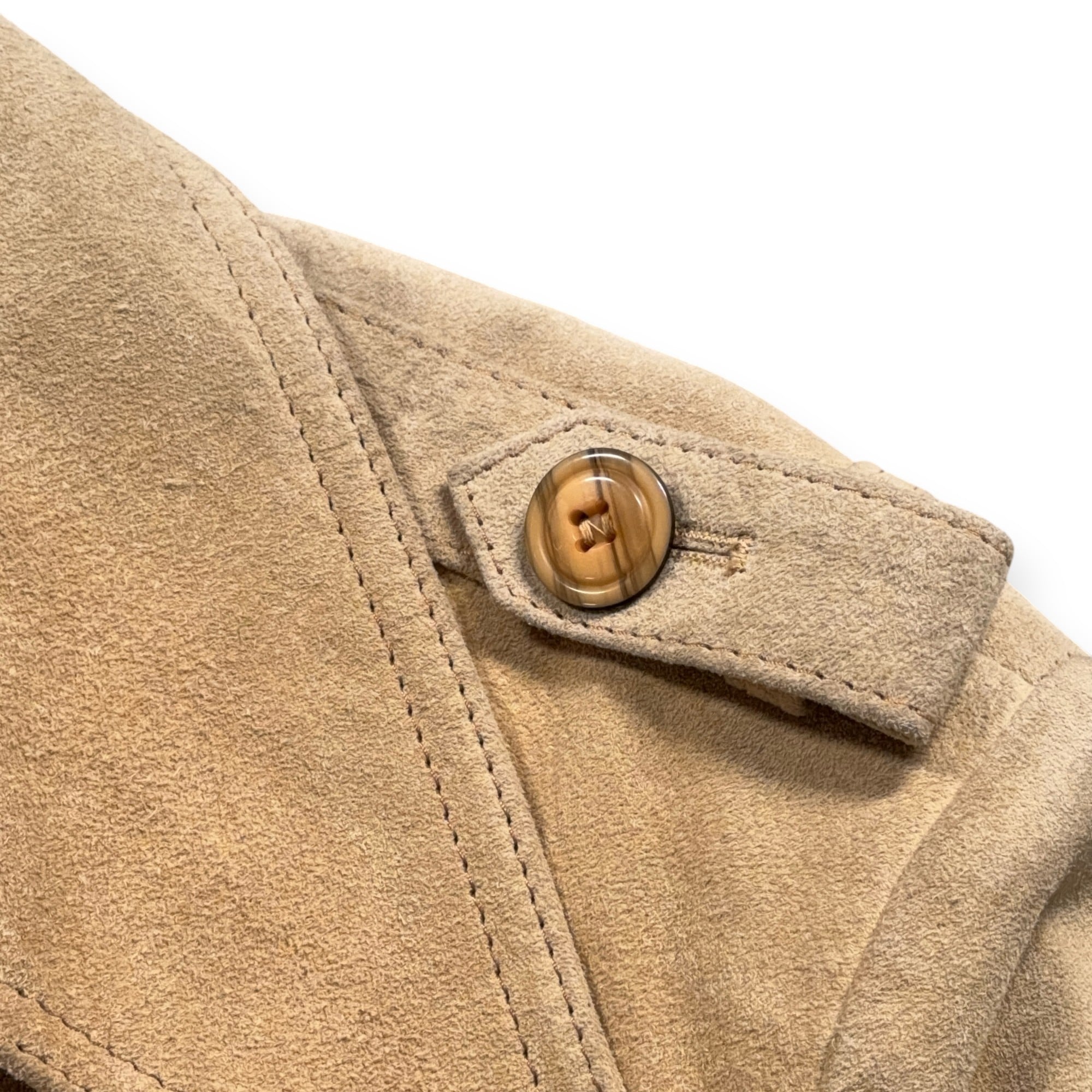 Vintage Suede Trench Coat Mens 42 Brown Leather Double Breasted Belt Bazil 70s-10 Vintage Suede Trench Coat Mens 42 Brown Leather Double Breasted Belt Bazil 70s