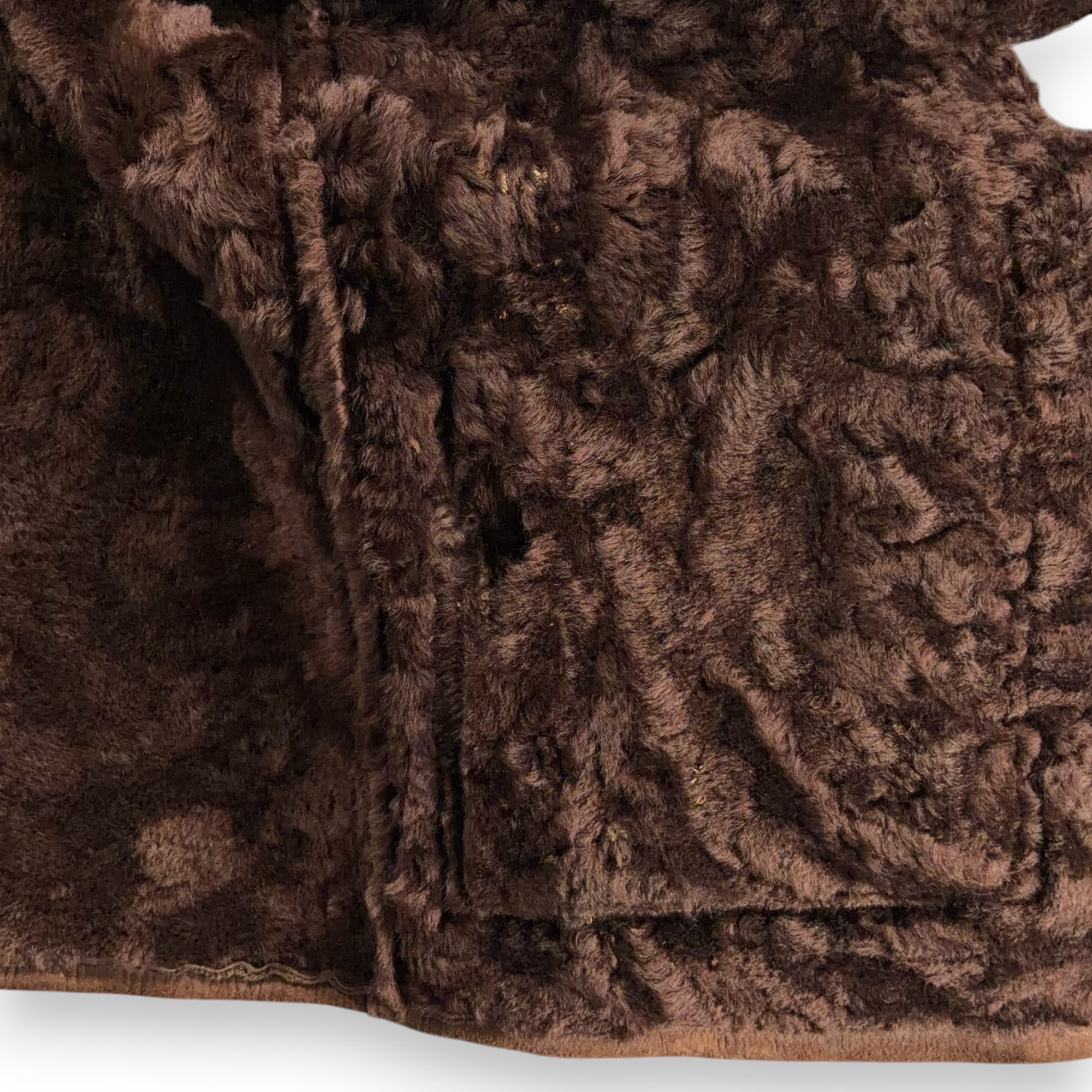 Vintage Rancher Jacket Adult LARGE Brown Leather Shearling Wool Lined Coat 70s-7 Vintage Rancher Jacket Adult LARGE Brown Leather Shearling Wool Lined Coat 70s