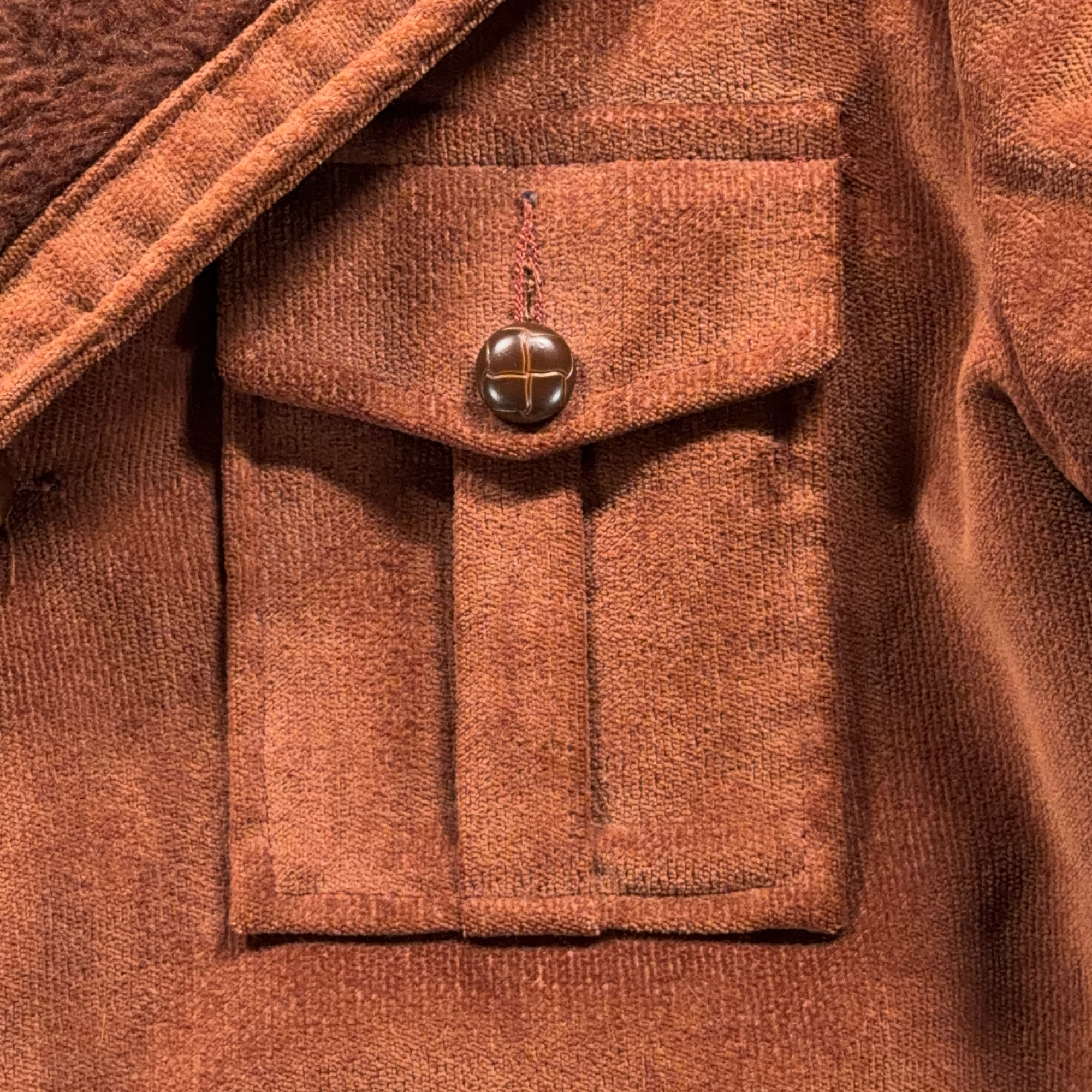 Vintage West Wind Jacket Adult MEDIUM Brown Sherpa Lined Rancher Coat USA 70s-6 Vintage West Wind Jacket Adult MEDIUM Brown Sherpa Lined Rancher Coat USA 70s