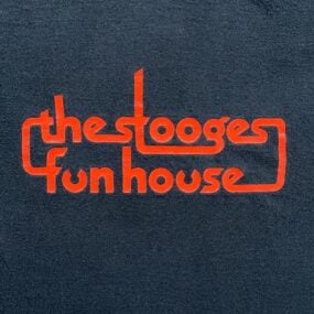 Vintage Stooges Shirt Adult EXTRA LARGE Black Fun House Band Punk Rock Iggy Y2K