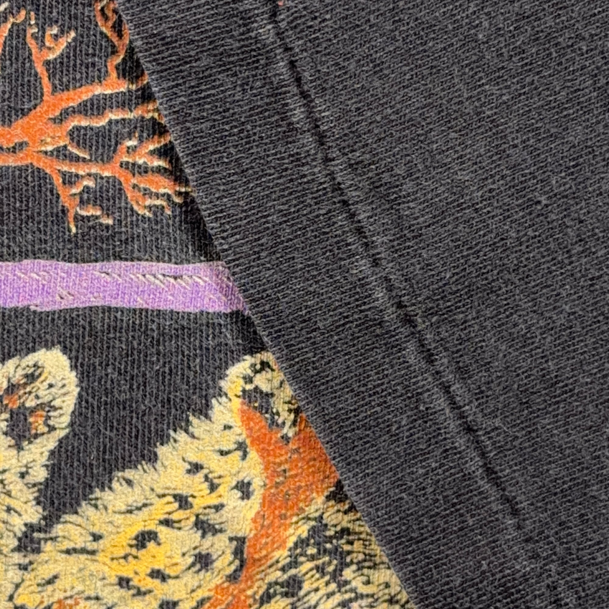 Vintage Cheetah Shirt Adult LARGE Black Single Stitch Nature Animal Wild 90s-5 Vintage Cheetah Shirt Adult LARGE Black Single Stitch Nature Animal Wild 90s