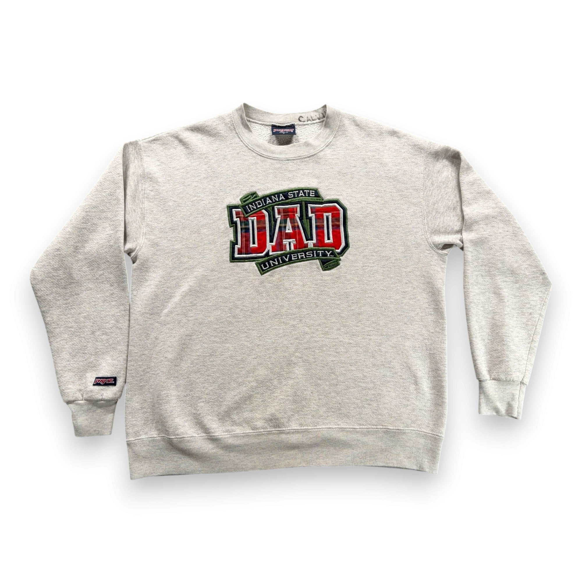 Vintage Indiana State Sweater Adult LARGE Gray Sweatshirt University Dad USA 90s-1 Vintage Indiana State Sweater Adult LARGE Gray Sweatshirt University Dad USA 90s