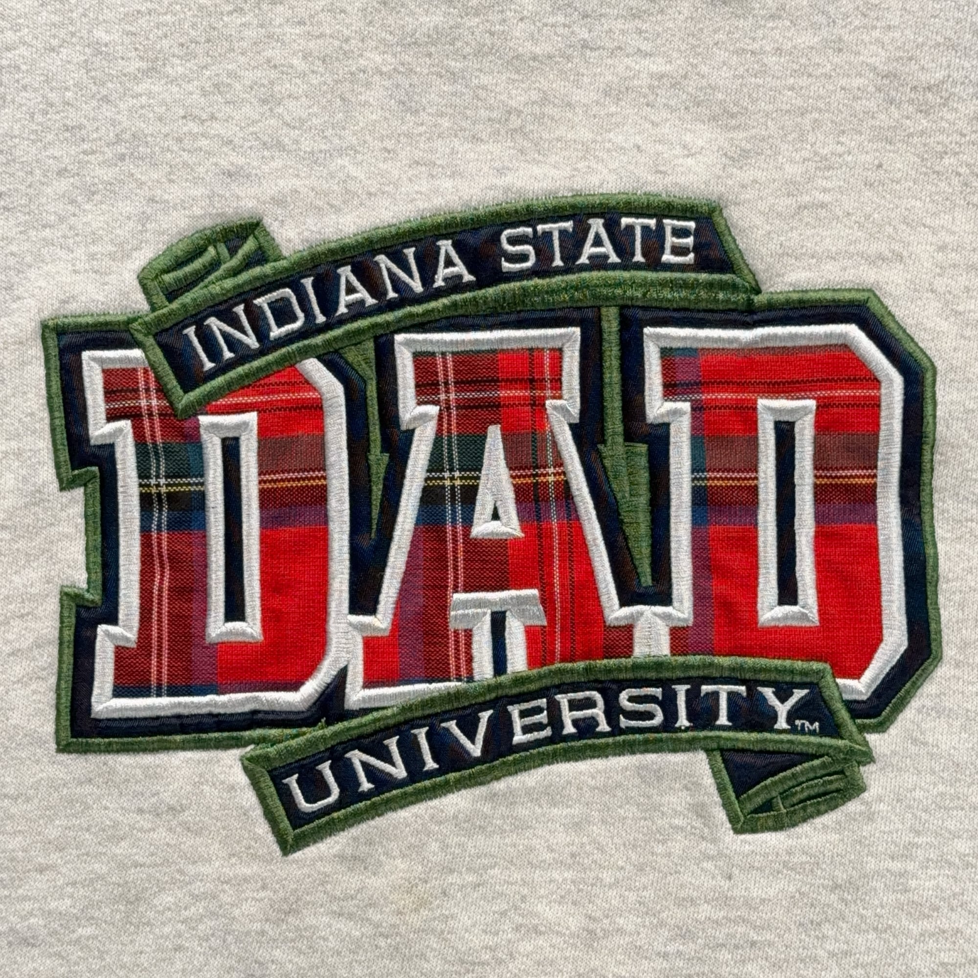 Vintage Indiana State Sweater Adult LARGE Gray Sweatshirt University Dad USA 90s-2 Vintage Indiana State Sweater Adult LARGE Gray Sweatshirt University Dad USA 90s