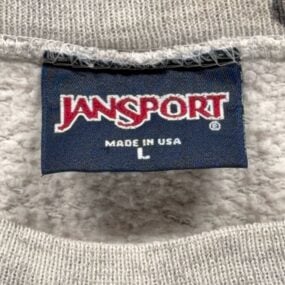 Vintage Indiana State Sweater Adult LARGE Gray Sweatshirt University Dad USA 90s