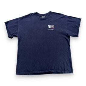 Vintage Discovery Channel Shirt Adult EXTRA LARGE Blue Baltimore Logo Promo Y2K