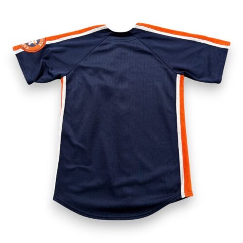 Houston Astros Jersey Adult SMALL Blue Orange Majestic Baseball Button Up MLB-2 Houston Astros Jersey Adult SMALL Blue Orange Majestic Baseball Button Up MLB