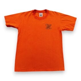 Vintage Deck Down Under Shirt Adult MEDIUM Orange Florida Bar Restaurant Y2K