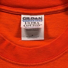Vintage Deck Down Under Shirt Adult MEDIUM Orange Florida Bar Restaurant Y2K