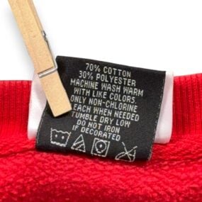Vintage Mackinac Island Sweater Adult MEDIUM Red Sweatshirt Michigan Bicycle 90s