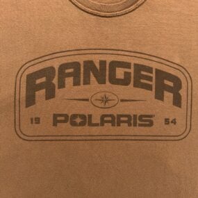 Polaris Ranger Shirt Adult EXTRA LARGE Brown UTV Pure Powersports Comfort Colors