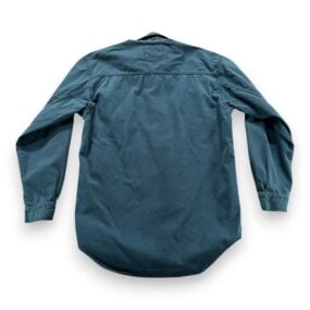 Vintage Levis Shirt Adult SMALL Green Red Tab Twill Metal Buttons Oversized 90s